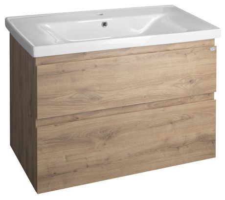 Przejdź do produktu ALTAIR szafka umywalkowa 86,5x60x45cm, dąb emporio