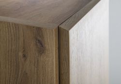 ALTAIR szafka umywalkowa 40x184x31cm, dąb emporio
