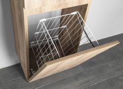 ALTAIR szafka umywalkowa 40x184x31cm, dąb emporio