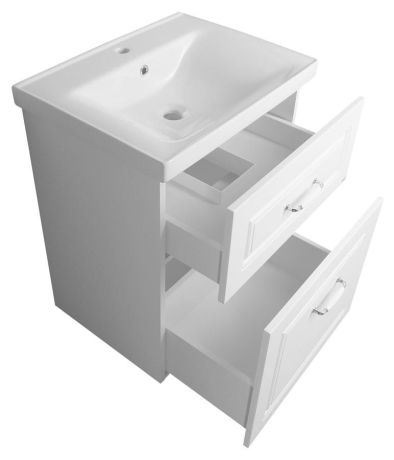 Przejdź do produktu FAVOLO szafka umywalkowa 57x72,5x44,6cm, biały mat