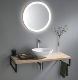 NOA lustro z oświetleniem LED, okrągłe, średnica 60cm