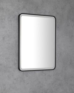 VENERO lustro z oświetleniem LED 60x80cm, czarny