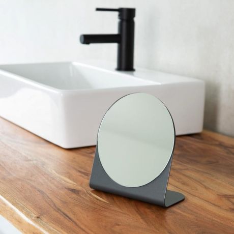 Przejdź do produktu ARWEN lusterko kosmetyczne stojące, średnica 150mm, czarny