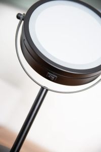 DAISY lusterko kosmetyczne LED oświetlenie, czarny
