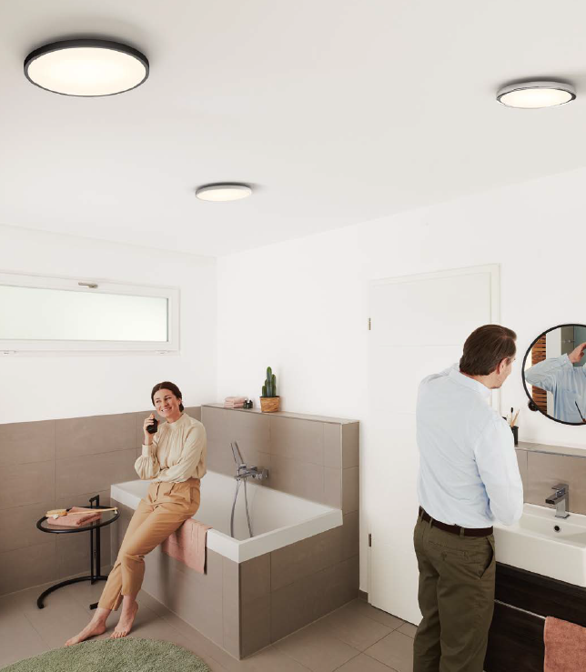 ORBIS DISC lampa sufitowa, średnica 400mm, WIFI ściemnianie+zmiana barwy światła, 3200lm, 25W, biały