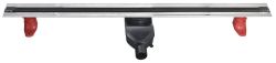 SLIM SPRING BLACK odpływ liniowy z rusztem 250-1200mm, stal nierdzewna