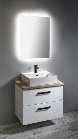 Przejdź do produktu VEGA blat umywalkowy 82,5x45cm, dąb platin