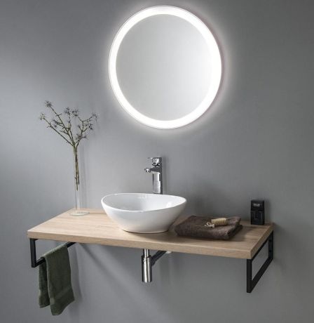 Przejdź do produktu VEGA blat umywalkowy 97,5x45cm, dąb platin