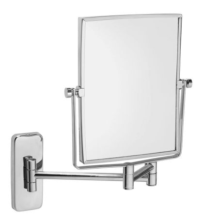 Przejdź do produktu Wiszące lusterko kosmetyczne, 150x205mm, dwustronne, chrom