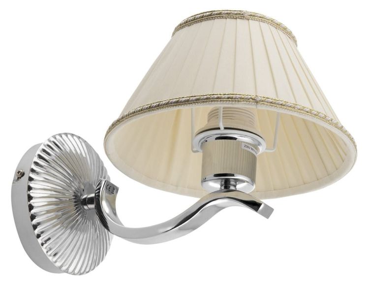 ISOTTA osvětlení látkové E27, 60W, 230V, 2 ks, chrom