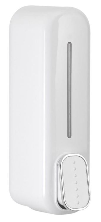 MULLET Dozownik płynnego mydła wiszący 350ml, biały