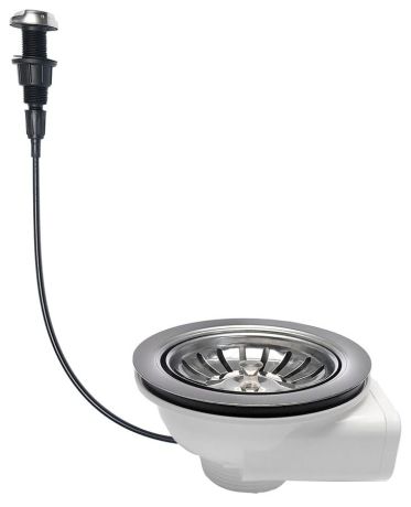 Przejdź do produktu Odpływ zlewozmywakowy automatyczny 6/4", stal nierdzewna