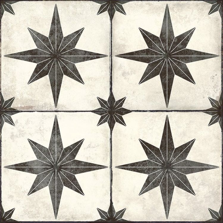 HIDRAULICO płytki podłogowe Star Black 45x45 (bal=1,62m2)