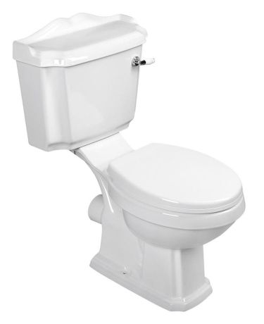 Przejdź do produktu ANTIK kompakt WC odpływ poziomy + deska WC, biały