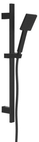 Przejdź do produktu Zestaw prysznicowy, przesuwny uchwyt 700mm, czarny mat