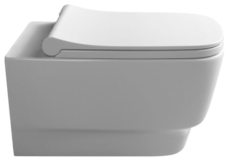 BELLO WC wiszące, Rimless, 35,5x53 cm, biały