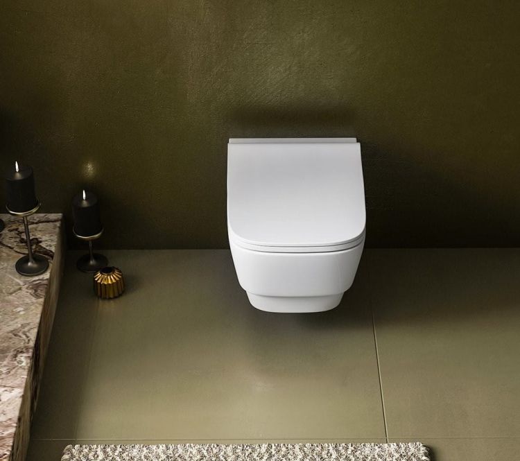 BELLO WC wiszące, Rimless, 35,5x53 cm, biały