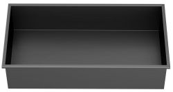 INSERTA półka wpuszczana, 510x270 mm, stal nierdzewna, antracyt