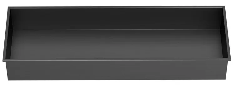 INSERTA półka wpuszczana, 810x270 mm, stal nierdzewna, antracyt
