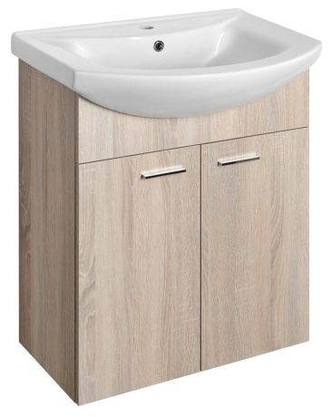 Przejdź do produktu ZOJA szafka umywalkowa 61,5x74x32,5cm, dąb platin