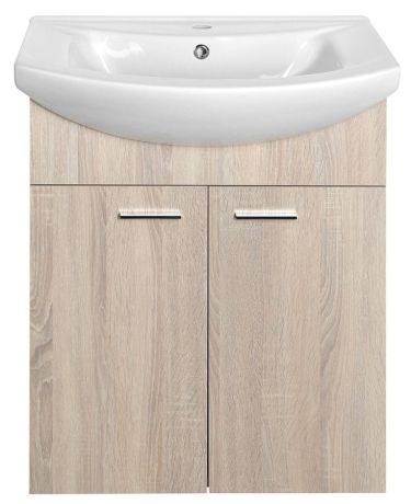 Przejdź do produktu ZOJA szafka umywalkowa 61,5x74x32,5cm, dąb platin