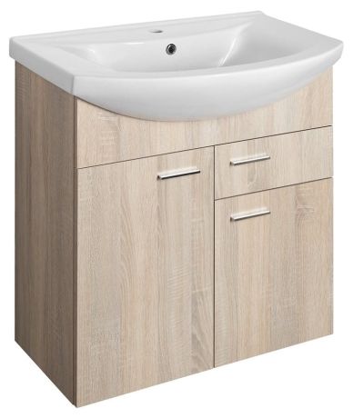 Przejdź do produktu ZOJA szafka umywalkowa 71,5x74x34cm, dąb platin