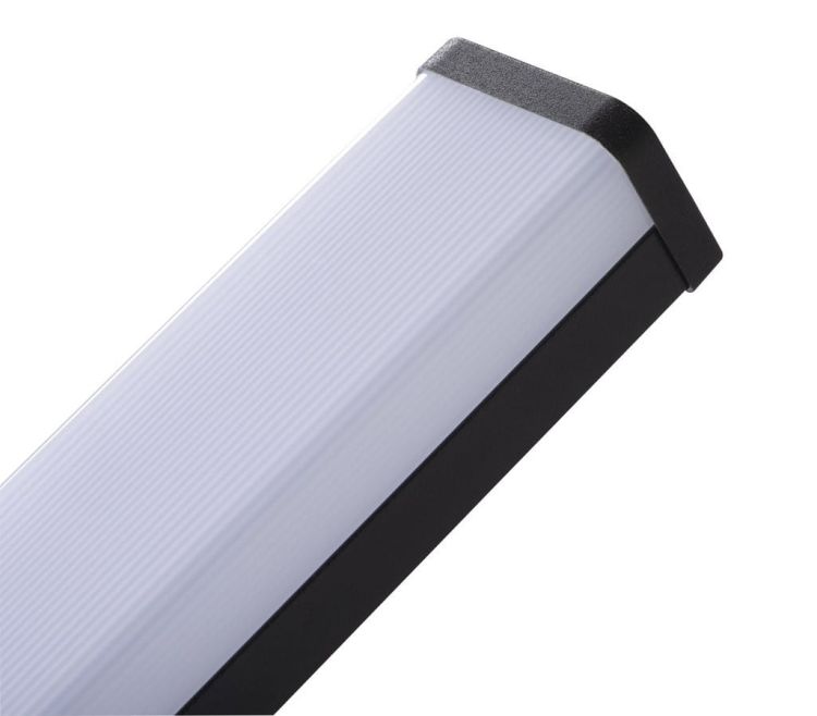 ASTEN oświetlenie LED, ścienne, 8W, 400x42x110mm, czarny mat