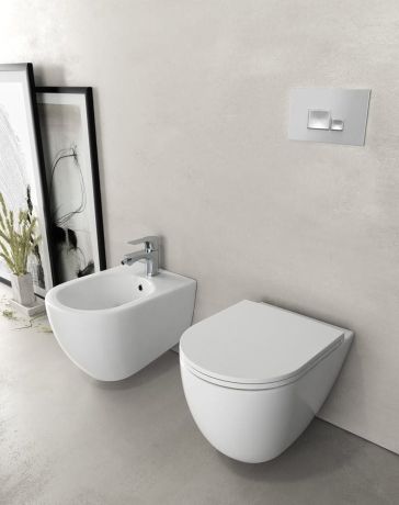 Przejdź do produktu INFINITY bidet wiszący 36,5x53cm, biały