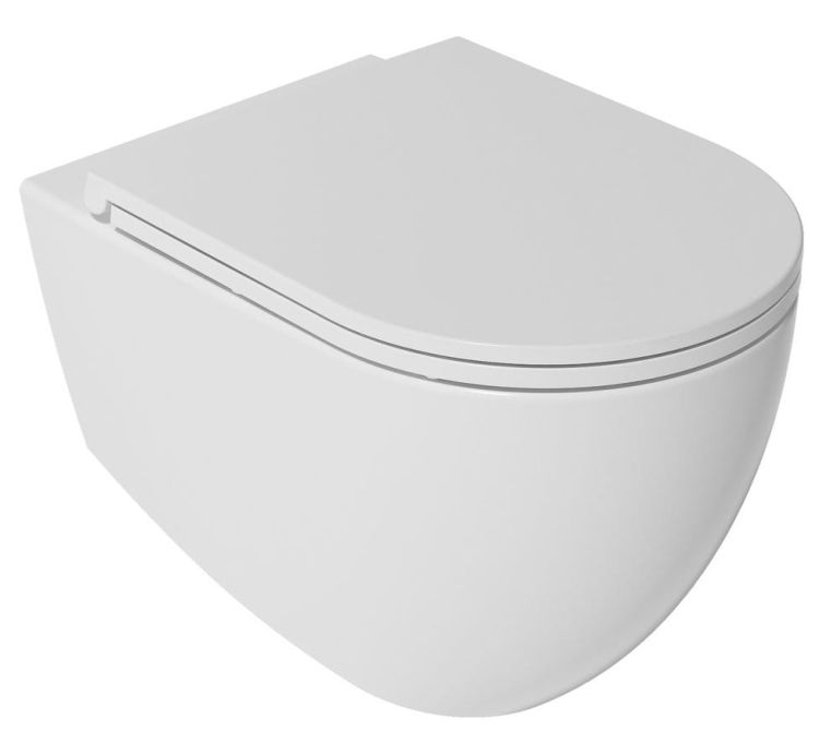 INFINITY Deska WC SLIM, Easy Take, Soft Close, biala