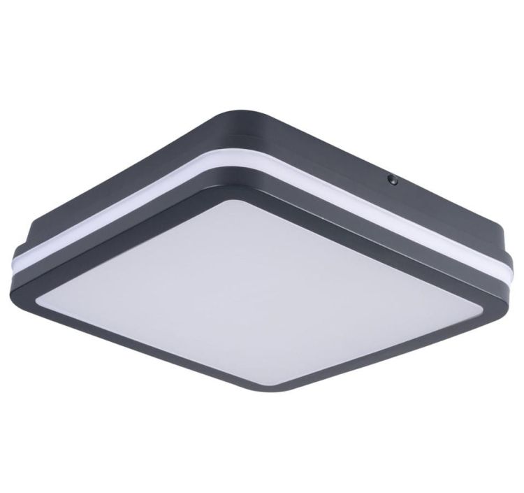 BENO Lampa sufitowa LED 260x55x260mm, 24W, czarny grafit
