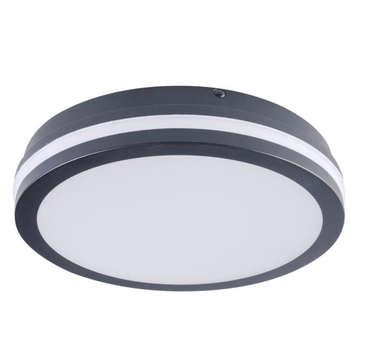 BENO Lampa sufitowa LED śr.260x55mm, 24W, czarny grafit