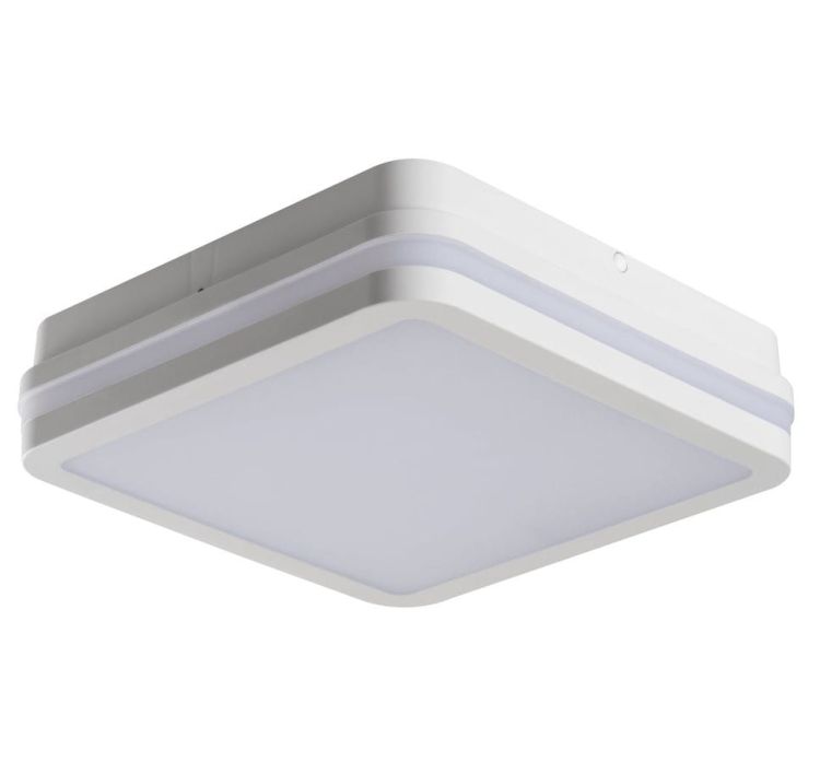BENO Lampa sufitowa LED 260x55x260mm, 24W, biała