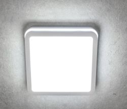 BENO Lampa sufitowa LED 260x55x260mm, 24W, biała