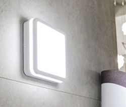BENO Lampa sufitowa LED 260x55x260mm, 24W, biała