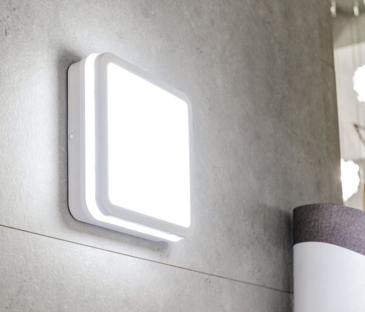 BENO Lampa sufitowa LED 260x55x260mm, 24W, biała