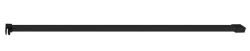 MODULAR SHOWER BLACK wspornik, 1200 mm, czarny