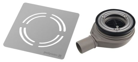 Przejdź do produktu FLEXIA syfon do brodzików, średnica 90mm, DN40, maskownica stal nierdzewna mat