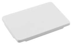 GODIVA pokrywa odpływu 11x7cm , kompozyt, biały