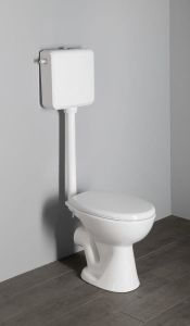 Kompakt WC ze spłuczką oraz mechanizmem spłukującym, tylny odpływ