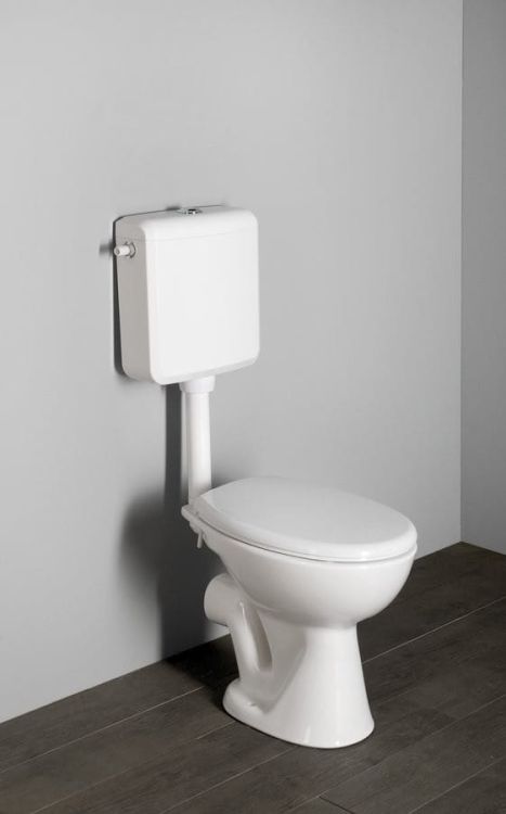 Kompakt WC ze spłuczką oraz mechanizmem spłukującym, tylny odpływ