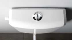Kompakt WC ze spłuczką oraz mechanizmem spłukującym, tylny odpływ