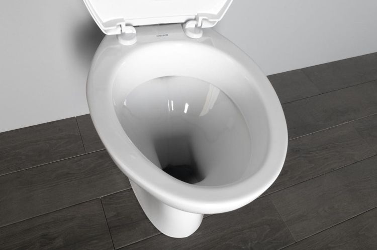 Kompakt WC, mechanizm spłukujący, dolny odpływ
