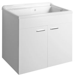 Szafka pod zlew gospodarczy, 78x70x48 cm, biały
