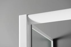 AMADEO kabina prysznicowa 1200x800mm wariant L/P, szkło Brick