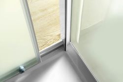 AMADEO kabina prysznicowa 1200x900mm wariant L/P, szkło Brick