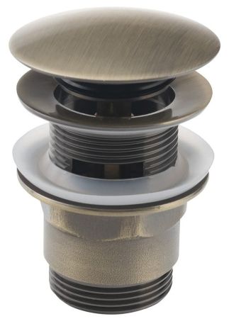 Przejdź do produktu Korek umywalkowy 5/4“, klik- klak, duży grzybek, 30-45mm, ciemny brąz