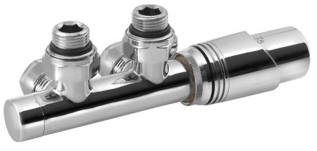 Przejdź do produktu WICHER zestaw przyłączeniowy zespolony z termostatem, rozstaw 50mm, chrom