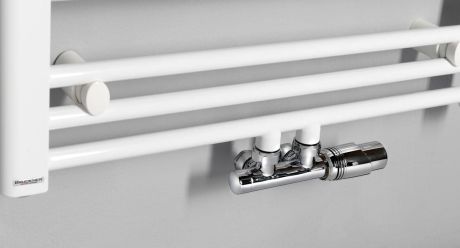 Przejdź do produktu WICHER zestaw przyłączeniowy zespolony z termostatem, rozstaw 50mm, chrom