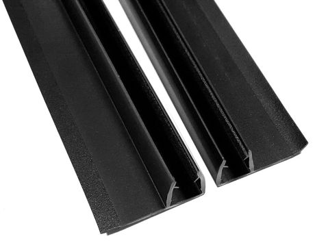 Przejdź do produktu Zestaw uszczelek pionowych do szkła 8/8mm, 2000mm, czarny