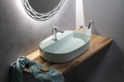 Blat WOODY 700x28x500mm, lite drewno dąb naturalny